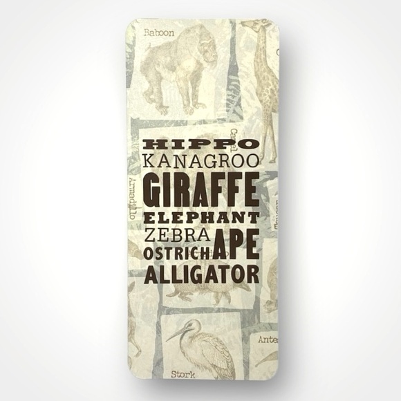 Handmade Safari Animal Greeting Card with 12 Stickers - Picture 2 of 5